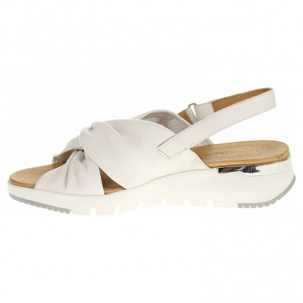 detail Dámske sandále Caprice 9-28710-34 white softnappa