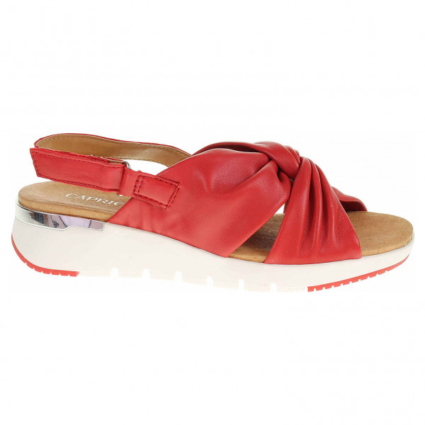 detail Dámske sandále Caprice 9-28710-34 red softnappa