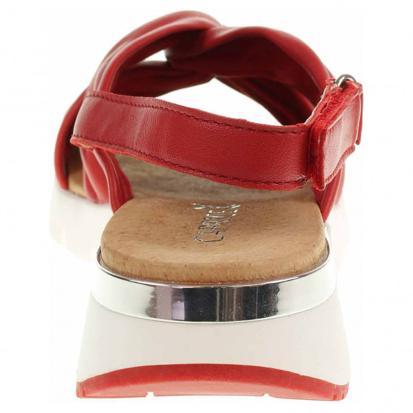 detail Dámske sandále Caprice 9-28710-34 red softnappa