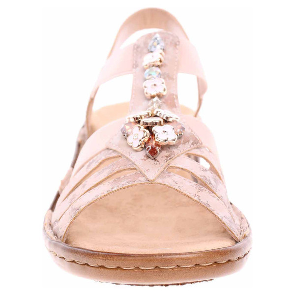 detail Dámske sandále Rieker 60855-31 rosa