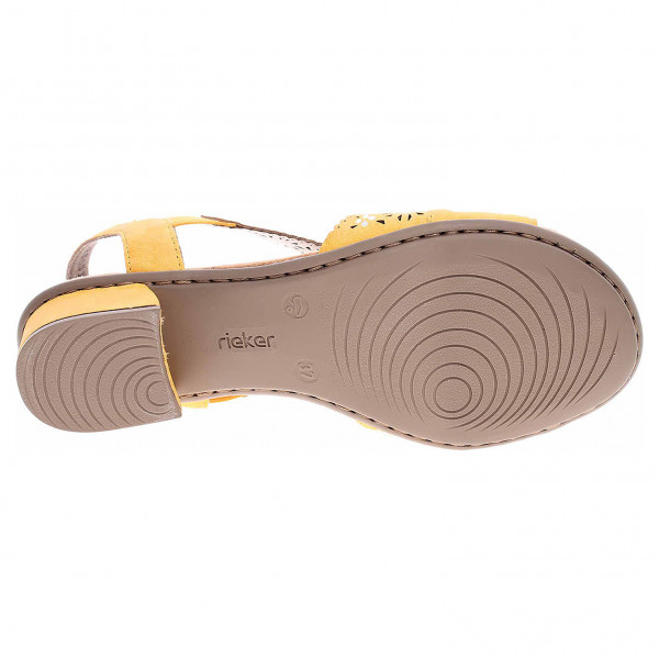 detail Dámske sandále Rieker V6216-68 gelb