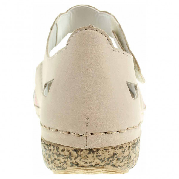 detail Dámske sandále Rieker V7299-60 beige kombi