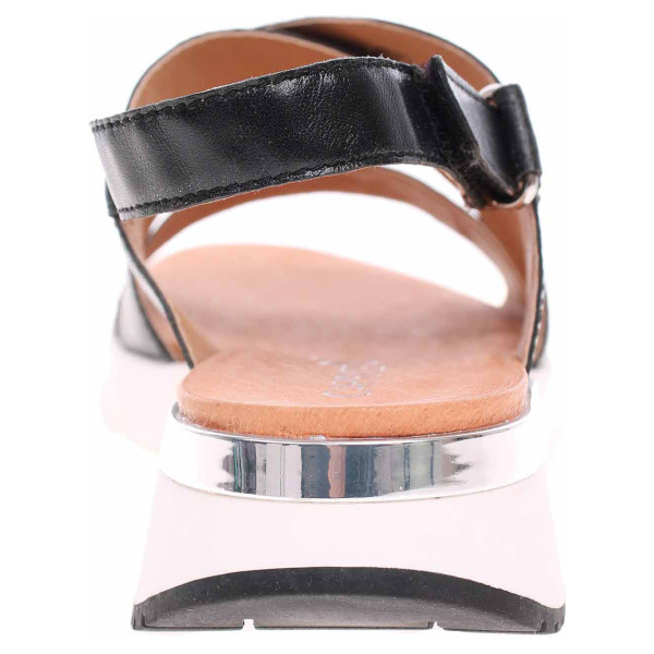detail Dámske sandále Caprice 9-28700-24 black metallic