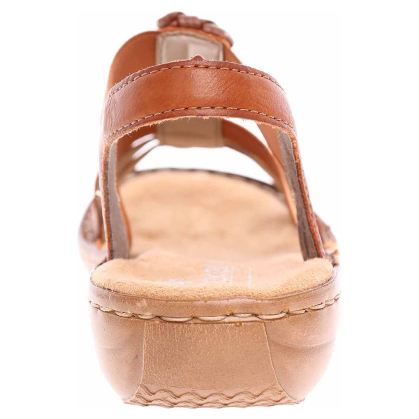 detail Dámske sandále Rieker 60809-24 braun
