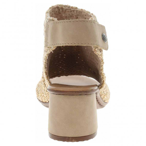 detail Dámske sandále Rieker 64670-60 beige