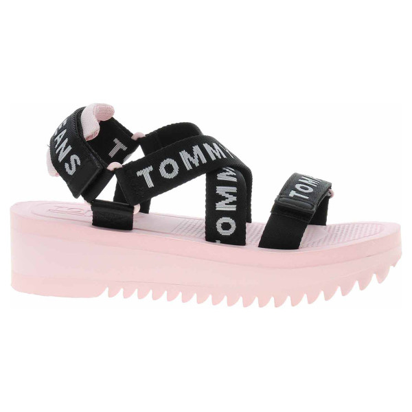 detail Dámske sandále Tommy Hilfiger EN0EN02119 TH2 Misty Pink