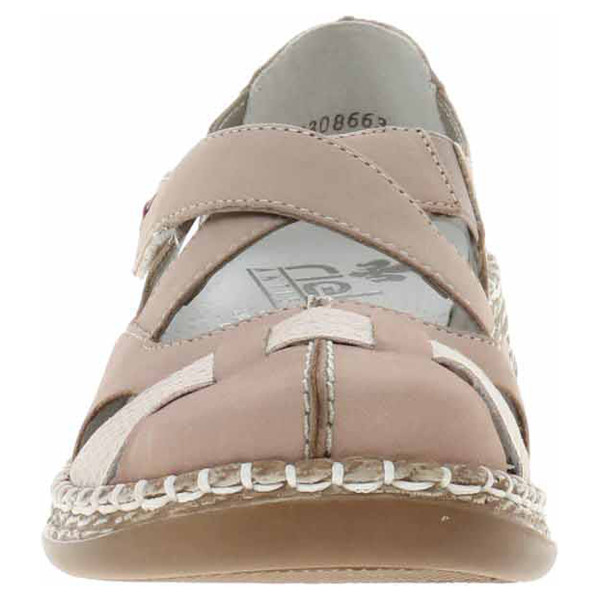 detail Dámske sandále Rieker 46451-60 beige
