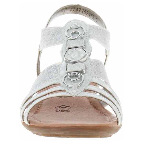 detail Dámske sandále Remonte R3654-80 weiss kombi