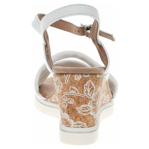 detail Dámske sandále Caprice 9-28710-20 white softnap.