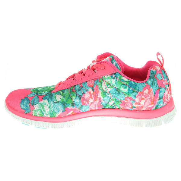 detail Skechers Wildflowers hot pink-multi