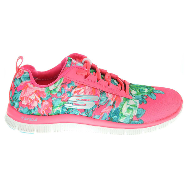 detail Skechers Wildflowers hot pink-multi