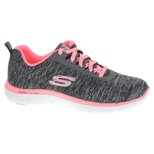 detail Skechers Flex Appeal 2.0 black-coral