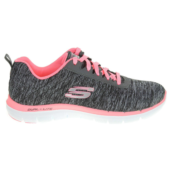 detail Skechers Flex Appeal 2.0 black-coral