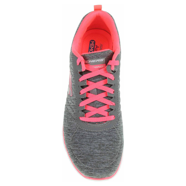 detail Skechers Flex Appeal 2.0 gray-coral