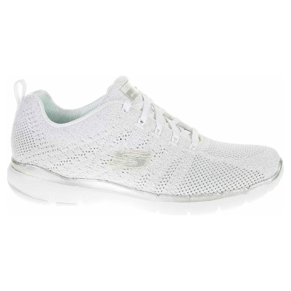 detail Skechers Flex Appeal 3.0 - Metal Works white-silver