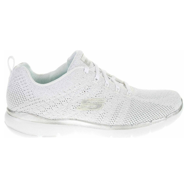 detail Skechers Flex Appeal 3.0 - Metal Works white-silver