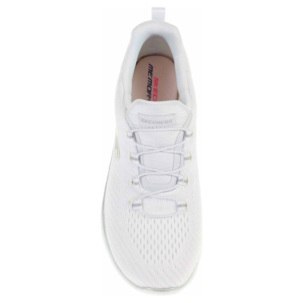 detail Skechers Summits - Fast Attraction white-silver