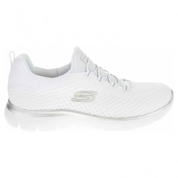 detail Skechers Summits - Fast Attraction white-silver