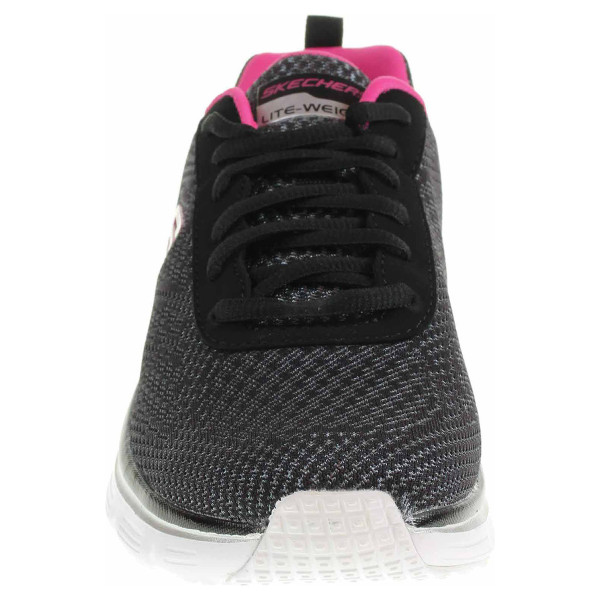 detail Skechers Fashion Fit - Bold Boundaries black-hot pink