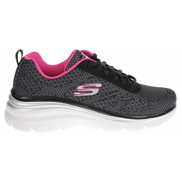 detail Skechers Fashion Fit - Bold Boundaries black-hot pink