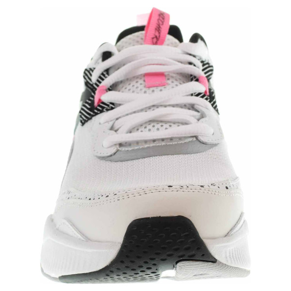 detail Skechers Mira - Big Praise white black pink