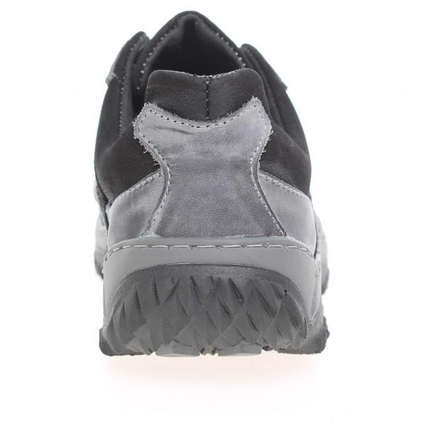 detail Pánska vycházková topánky KR151 šedá-černá