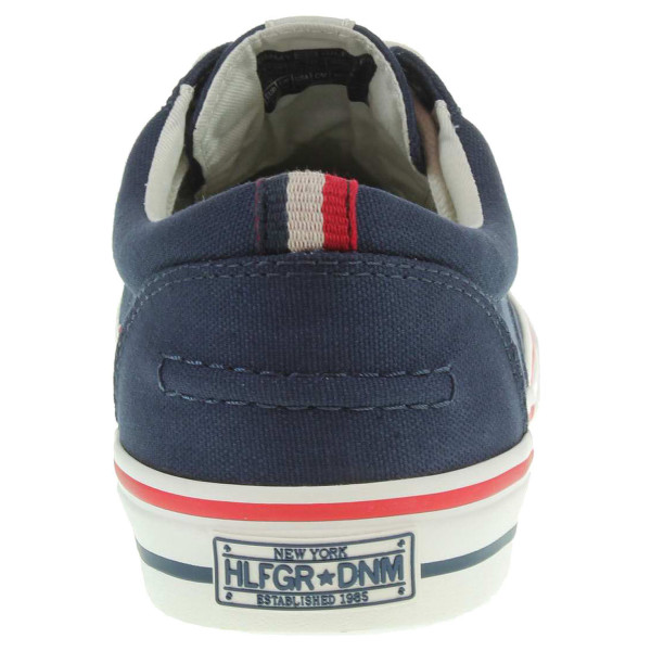 detail Tommy Hilfiger pánská obuv FM0FM00300 V2385IC 1D modrá