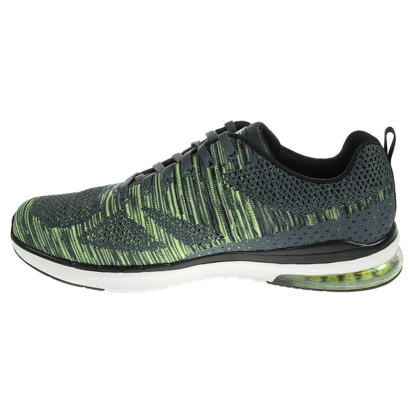 detail Skechers Rapid Fire charcoal-lime