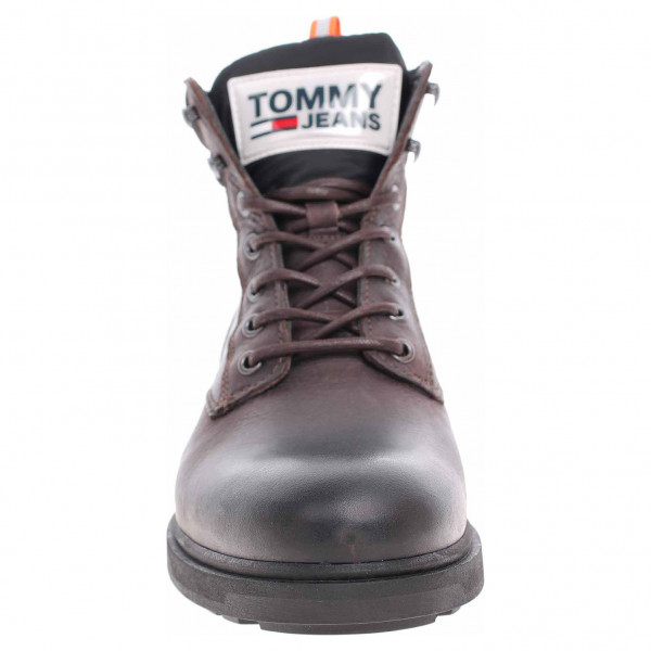 detail Pánska členkové topánky Tommy Hilfiger EM0EM00314 212 coffee bean