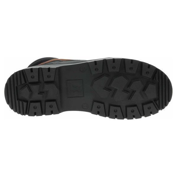 detail Pánska členkové topánky Rieker U0260-25 braun kombi