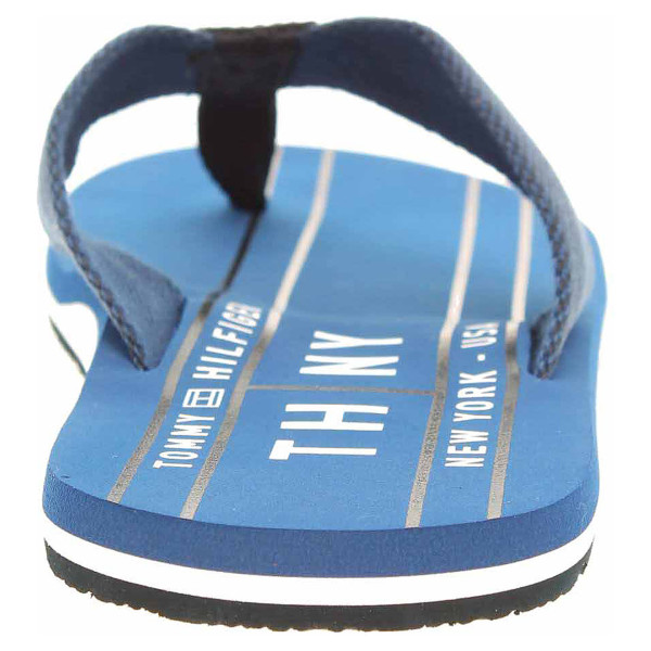 detail Pánske plážové papuče Tommy Hilfiger FM0FM01499 408 monaco blue