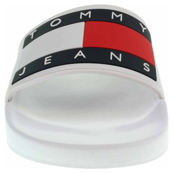 detail Pánske plážové papuče Tommy Hilfiger EM0EM00284 100 white