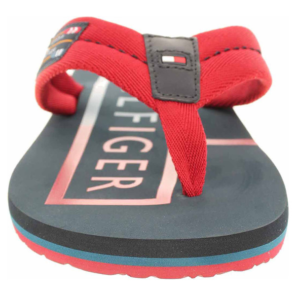 detail Pánske plážové papuče Tommy Hilfiger FM0FM02706 XIT regatta red