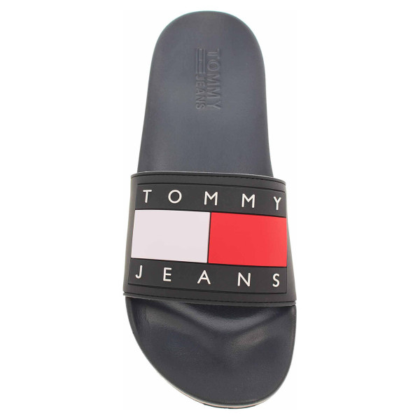 detail Pánske plážové papuče Tommy Hilfiger EM0EM00689 C87 twilight navy