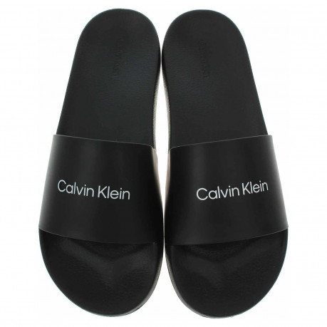 Pánske plážové papuče Calvin Klein HM0HM00455 Ck Black