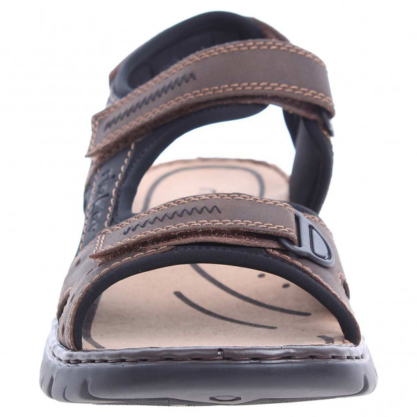detail Pánske sandále Rieker 26757-25 braun kombi