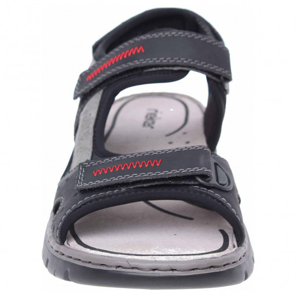 detail Pánske sandále Rieker 26757-00 schwarz kombi