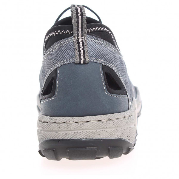 detail Pánske sandále Rieker 08065-14 blau kombi