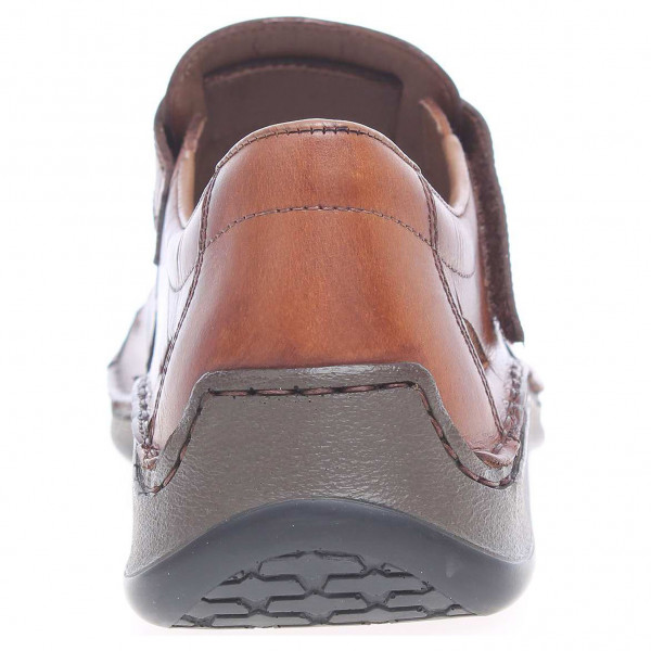 detail Pánske sandále Rieker 05257-25 hnědé