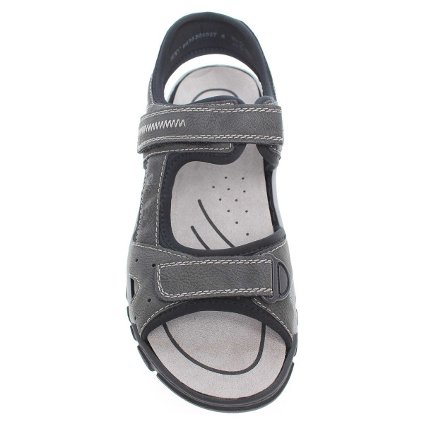 detail Rieker pánské sandály 25084-45 šedé