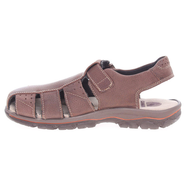 detail Pánske sandále Canguro A151-908 hnědé
