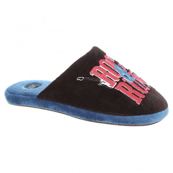 detail Gioseppo Rockrun domácí pantofle černá-modrá