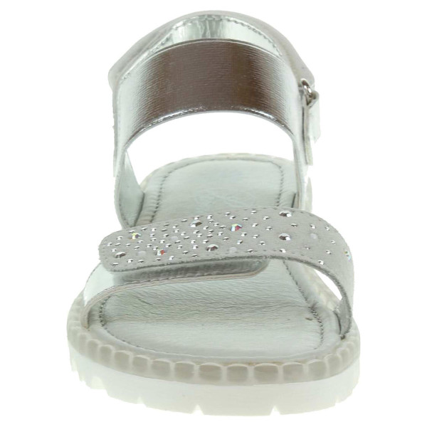 detail Dívčí sandále Primigi 7103100 stříbrné