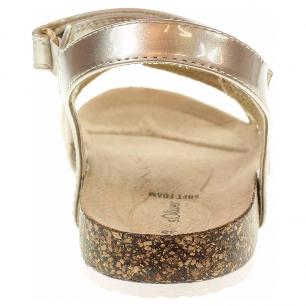 detail Dívčí sandále s.Oliver 5-38500-28 platinum comb