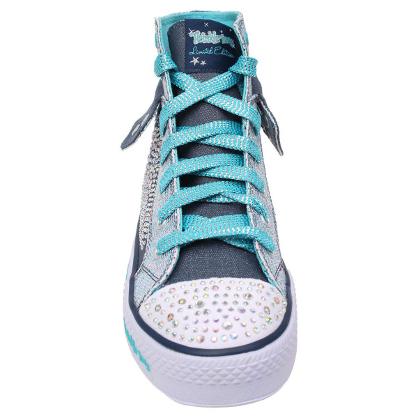 detail Skechers Rock n Beauty denim-turquoise