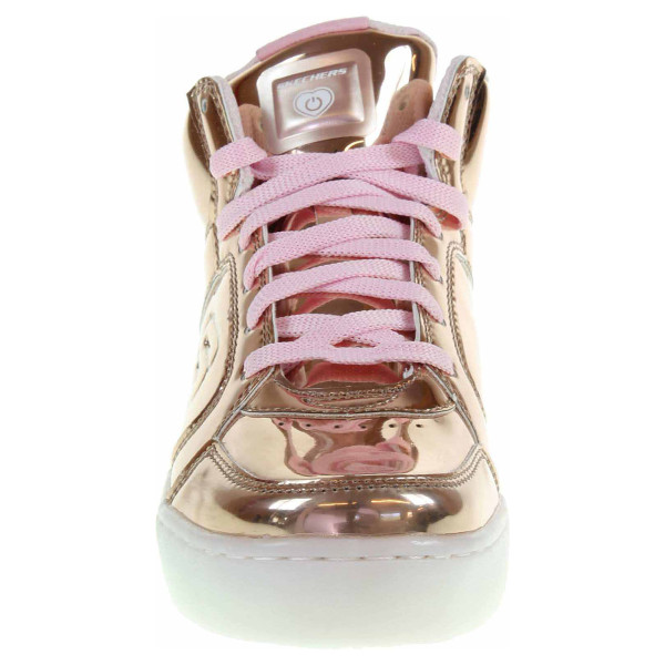 detail Skechers S Lights Energy Lights Dance-N-Dazzle rose gold