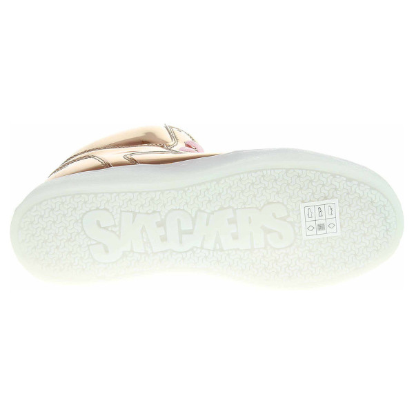 detail Skechers S Lights Energy Lights Dance-N-Dazzle rose gold