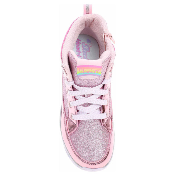 detail Skechers S Lights-Heart Lights - Rainbow Diva pink