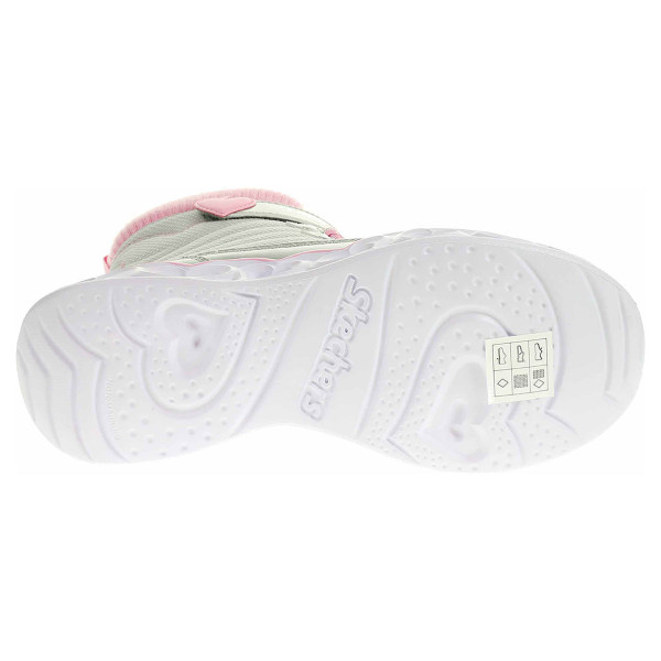 detail Skechers S Lights-Heart Lights - Heart Chaser gray-pink