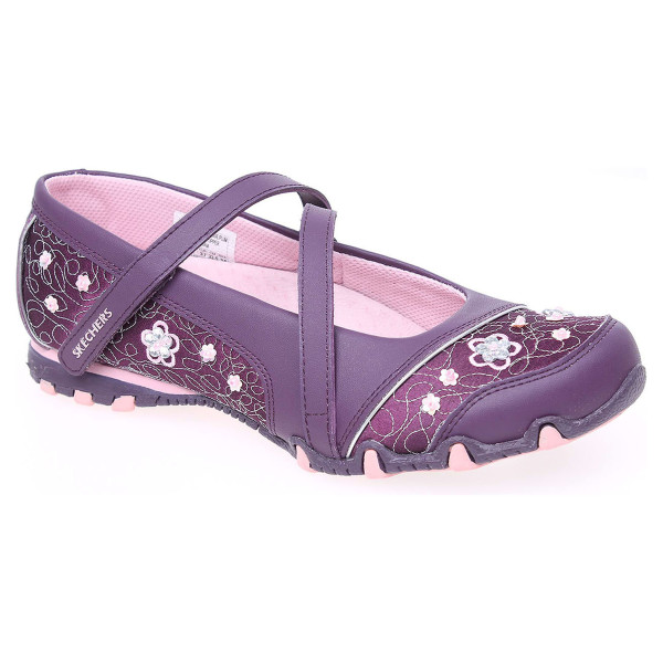 detail Skechers Fauna Smooth plum